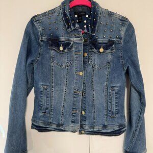 AQUA Studded Denim Jacket (NWOT)